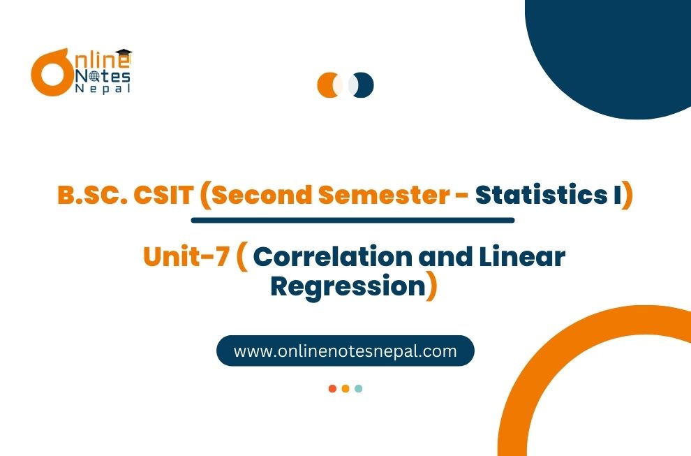 Unit 7: Correlation and Linear Regression Photo
